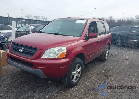 2005 Honda Pilot Ex z USA, uszkodzony, nr VIN 2HKYF18415H561283
